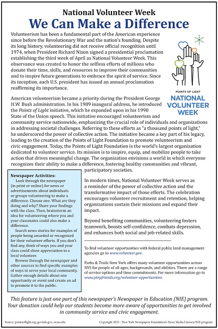 National Volunteer Week