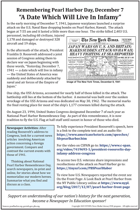 Pearl Harbor Remembrance Day