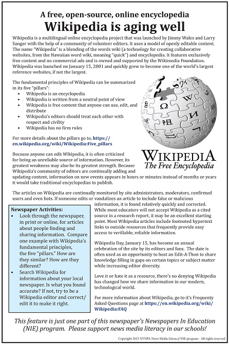 Anniversary of Wikipedia 