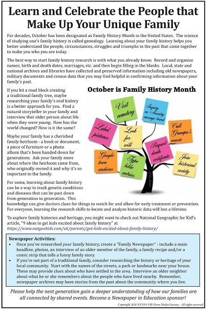 Family History Month
